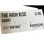 Kenzie Women Jeans True Vintage Denim Shorts Cut Off Ram Hem High Rise 2/26 NWT Blue Size 6 Photo 5