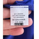 Casual Couture By Green Envelope Cobalt & Black Mini Sheath Dress Size S. NEW Photo 7