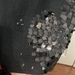 Tory Burch π Black Floral Sequin Shift Dress Photo 6