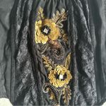 Tasha Polizzi Sequin Corset Top Size Medium Black Photo 3