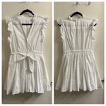 Xirena Leana White Cotton Mini Dress Size Small Photo 2