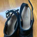 Adam Tucker  Me Too Mandi Black Peeptoe Bootie Heel Photo 4