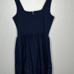 Francesca's Francesca’s Miami blue eyelet trim dress size small Photo 6