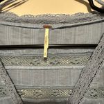 Free People  Follow Your Heart Top Blue Size S Photo 4