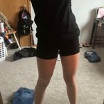 Comfy Workout Shorts Black Photo 2