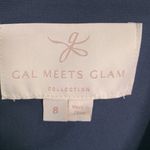 Gal Meets Glam Zoe Bow Fit and Flare Navy Blue Dress W-872 Sz 8 Photo 5