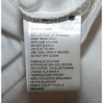 Paper Crane White Boho Top T-Shirt Size L Embroidered Floral Roses Ruffle Sleeve Photo 7