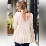 Dress Up Maria Bell Sleeve Babydoll Blouse Photo 1