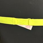 PINK - Victoria's Secret  mint green/neon yellow lace triangle bralette Size Medium Photo 5