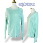 Ralph Lauren Polo  Mint Green Long Sleeve Sweatshirt Pullover Women's M Photo 1