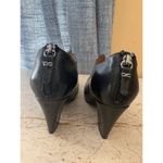 Earthies Mareesa Black Leather Ankle Bootie Black Size 7 Photo 4