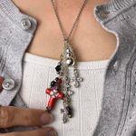 Women's Multi Colored Silver Cross Jewellery Photo 0