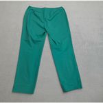 Lafayette 148 Cropped Bleeker Pants 4 Women Green Cotton Blend Dress New York Photo 1