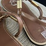 Montego Bay Club Tan Sandals with Gold Accents Size 9 Photo 9
