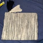 Sole Society  Boho Black Ivory Clutch Handbag Crocheted Photo 1