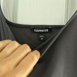 EXPRESS Square Neck Grey Tank Bodysuit Photo 3