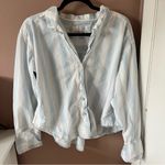 We The Free Free People  Kelia Stripe Trapeze Striped Button Up Shirt Photo 1