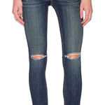 Rag and Bone Tomboy Jeans size 27 in Burnley Wash Mid Rise Distressed Denim Photo 0