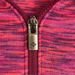 Columbia  Women's Outerspaced‎ Half Zip Pink Long Sleeve Shirt Size Medium Photo 2