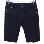 Jones New York  Black Bermuda Shorts Size 10 Women's Black Shorts Photo 0
