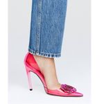 Good American Hot Pink Cinderella Heels 6 NEW With Dustbag Crystal Rhinestone Photo 1