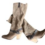 Dolce Vita Hawthorne Western Tall Suede Boot Tan Size 9 Photo 6