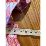 Tuckernuck  Floral Linen Blend Mini Dress Puff Sleeve Square Neck Size S Photo 6