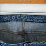 Bullhead Newport Skinny Flare Jeans Womens 13R Blue Stretch Denim Raw Hem Y2K Size undefined Photo 4