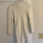 SheIn White Sweater Dress Photo 3