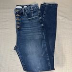 KANCAN KURVY ULTRA HIGH RISE SKINNY JEANS SIZE 27 Blue Photo 1