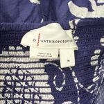 Anthropologie Blue Floral Casual Beach Wrap Pant Size Medium Photo 5