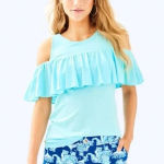 Lilly Pulitzer  Lyra Cold Shoulder Top Photo 0