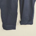 Eileen Fisher Eileen Fisher Navy Blue Organic Cotton Tencel Blend Capris Pants Women's Large Photo 6