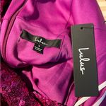 Lulus NWT Hilaria Fuchsia Pink Sequin Halter Asymmetric Min Dress Size Small Photo 8