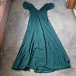 Birdie Grey Emerald Green Hannah Crepe Maxi Dress SIZE M Size M Photo 4