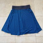 Old Navy  Like New Blue Geometric Skirt Sz Large Photo 4