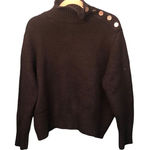 ZARA  KNIT BLACK MOCK NECK SWEATER Photo 0