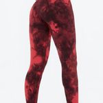 Tie Dye Leggings Red Photo 5