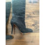 Enzo Angiolini ⭐️  Black Suede Leather Tall Heel Vintage‎ Boots Women's Size 6.5 Photo 2