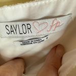 Saylor x Free People Gabri White Lace Jumpsuit Cropped Wide Leg Zipper Front S Photo 6