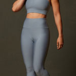 Fabletics Cold Weather High-Waisted Legging Stormcloud Size XXS NWT Photo 0