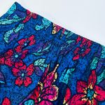 American Vintage Vintage Floral Boho Midi Skirt High Waisted Pleated Colorful Retro Cottagecore Photo 9