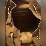 Patricia Nash NWT  Casape drawstring backpack in burnished cognac suede Photo 3