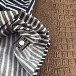 Walter Baker  Striped Black and White/blue and white striped Top size small Photo 7