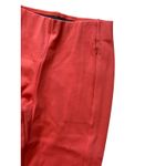 Betabrand  Dress Pants Monroe Crop Trouser‎ Straight Red Size M Photo 2