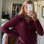 PINK - Victoria's Secret Sweatshirt Maroon Photo 0