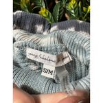 yfb Blue White Tie Dye Distressed Mock Neck Sweater Size Small Photo 3