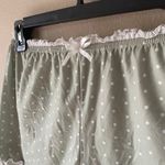 Seafoam Green Polka Dot Soft Shorts Photo 2