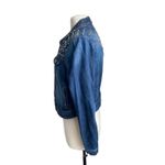Romeo + Juliet Couture Denim Jacket Womens Sz Medium Metal Studded Streetwear Photo 4