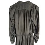 Zadig & Voltaire  Reveal Satin Black Long Sleeve Mini Dress Size XS Photo 11